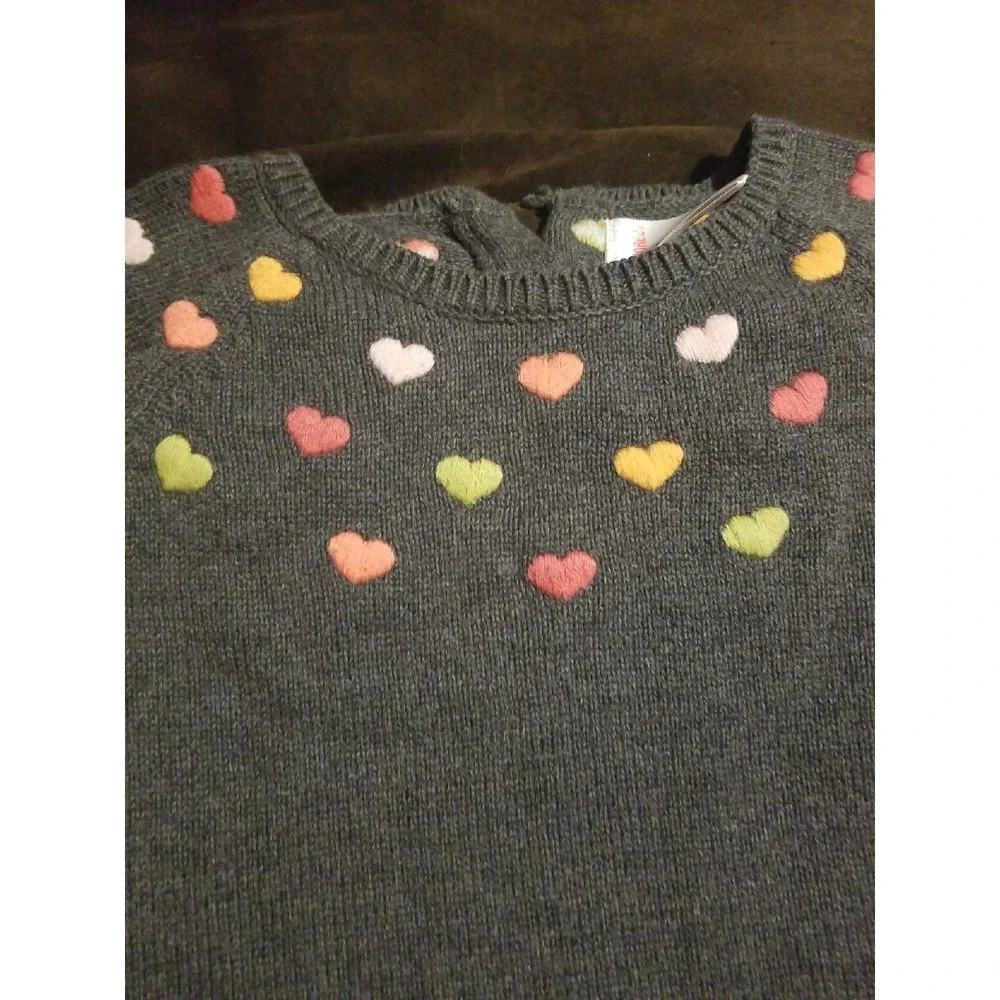 Sweater dress gymboree little hearts 4t
